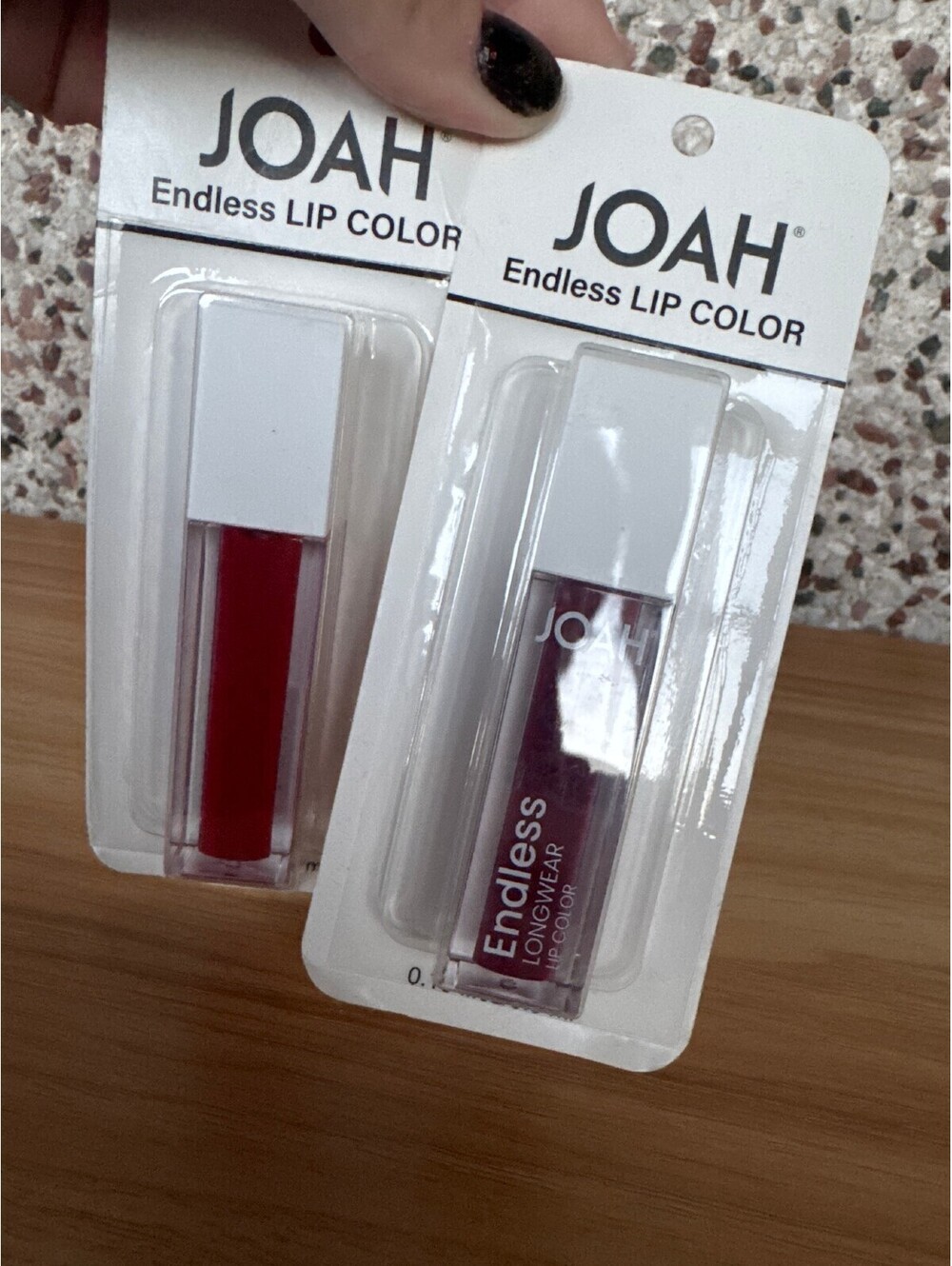 JOAH Endless Longwear Lip Color Liquid Lipstick Lot of 2 Chit Chat Smoothing New